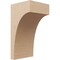 Ekena Millwork 8"W x 8"D x 16"H Wide Huntington Rough Cedar Woodgrain TimberThane Corbel, Primed Tan CORUR08X08X16HUNRCPR - alternate 1